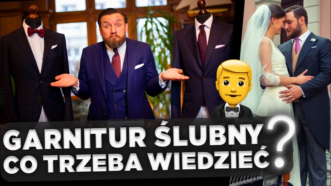 Jak się ubrać na swój ślub Mucha czy krawat Co z kamizelką Garnitur ślubny, jaki kolor i tkanina