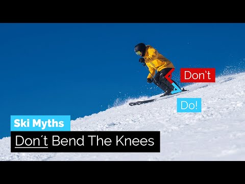 Don´t Bend Your Knee's When Skiing, Do This Instead | Ski Myths thumbnail
