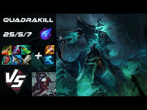 JUNGLE Hecarim vs Kayn [QUADRAKILL] - NA Grandmaster Patch 14.23