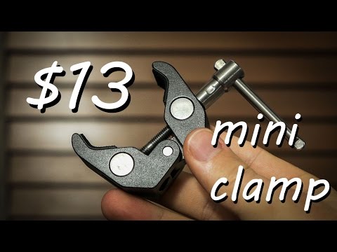 $13 Camera mini clamp Review: It should be in everyone's camera bag!