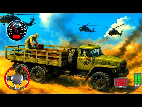🚛 Army Truck Driving Cargo Simulator – US Military Offroad Transport 3D 2025 | Android Gameplay