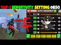 All Gun Headshot Sensitivity Setting After New OB50 Update Free Fire Max Auto Headshot Sensitivity