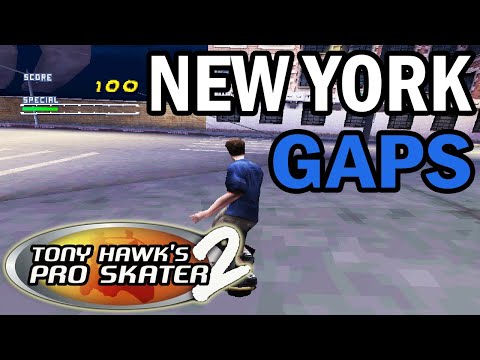 Tony Hawk's Pro Skater 2 (PS1) - New York All Gaps