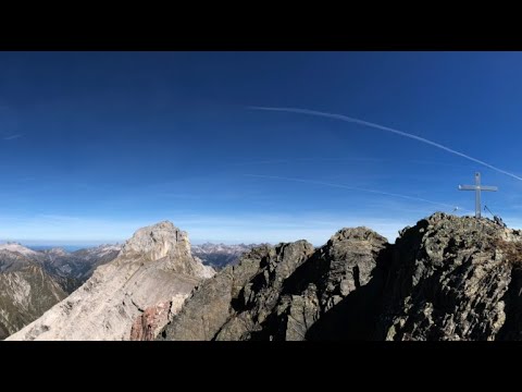 Holzgauer Wetterspitze 2895m und Feuerspitze 2852m