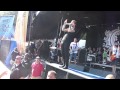 Chiodos-"The Words Best Friend Become Redefined" Virginia Beach Warped Tour 2013