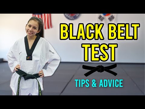 Tips for Preparing for Your Black Belt Test
