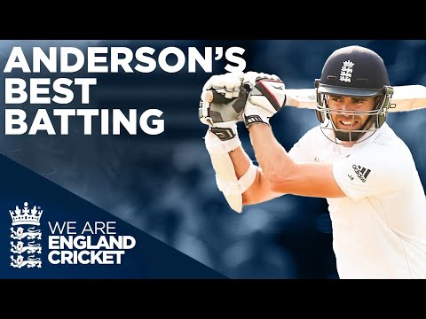 Jimmy Anderson Hits Record Breaking 81! | England v India Trent Bridge 2014 | England Cricket