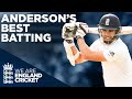 Jimmy Anderson Hits Record Breaking 81 England V India Trent Bridge 2014 England Cricket