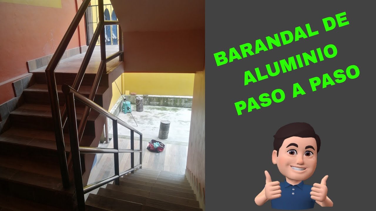 Barandal de aluminio (paso a paso)
