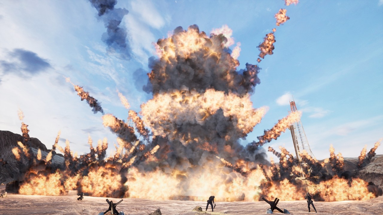 100 Explosion Pack Niagara | UE5