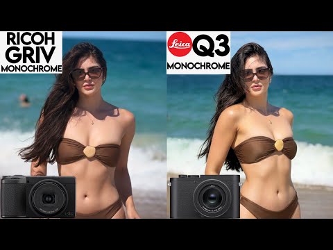 Ricoh GRIV Monochrome VS Leica Q3 Monochrome Camera Test Comparison 