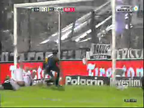 Gol de chavez a gimnasia.  Boca 2 gimnasia 1