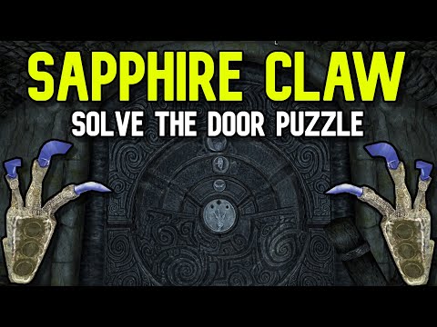 How to Get the Sapphire Dragon Claw & Solve the Door Puzzle in Shroud Hearth Barrow | Skyrim Guide