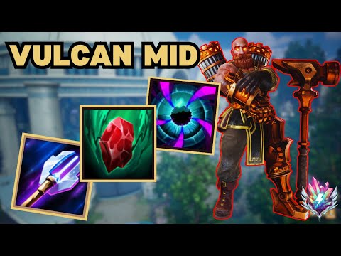 We’re 1v9 On Vulcan… Is It Enough To Win?! - Vulcan Deity Mid Smite 2 Gameplay