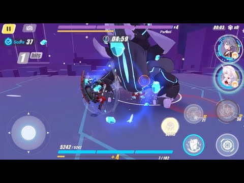 Honkai Impact 3: Memorial Arena EX(W10) Parvati(+20%), Padrino, HOTV