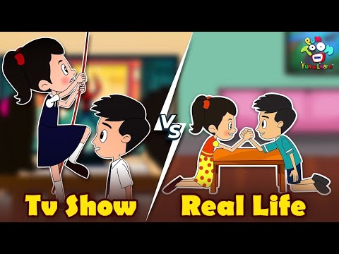 Tv Show Vs Real Life | English Moral Stories | English Animated | English Cartoon