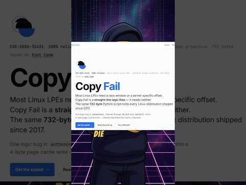 Video Thumbnail: 732 Byte Python Code reichen aus um Root Rechte auf Linux zu bekommen