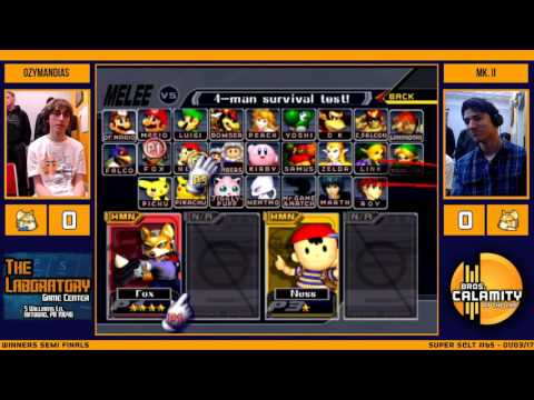 S@LT #65 | Ozymandias (Fox) vs MK. II (Fox, Ness) - Losers Round 5 - Melee Singles