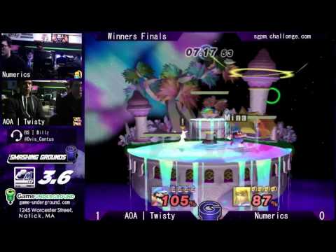 SG at GU 9.5 WF: Project M 3.6 - AOA | Twisty (Wario) vs Numerics (Zero Suit Samus)