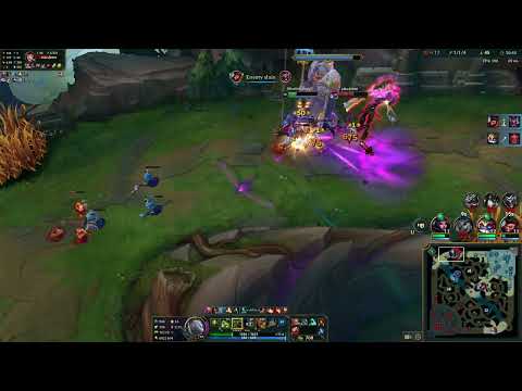 FORCING ME TO OUTPLAY 1 v 2 URF!