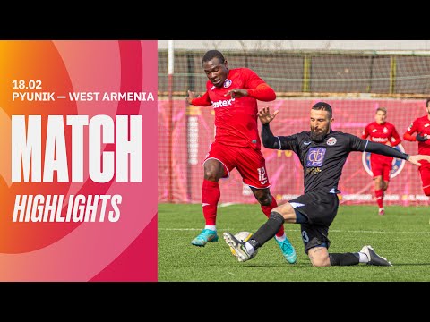 Pyunik 2-2 West Armenia. Friendly match highlights