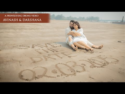 Darshana Avinash | Pre Wedding | Drone video | Moments By RJ