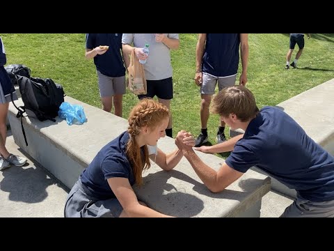 WEAK BOY VS STRONG WOMAN(arm wrestle 3)