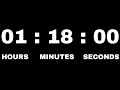 1 Hour And 18 Minute Timer 78 Minute Timer HD TIMER FOR SUCCESS ExactTimer