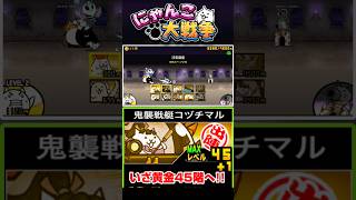 コヅチマルを編成に入れていざ黄金にゃんこ塔45階へ #にゃんこ大戦争