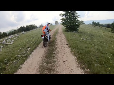 Riding legends: Laia Sanz and Chris Birch KTM 790 Adventure R