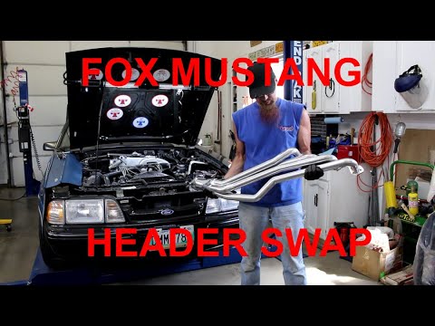Fox Body Mustang Header Swap