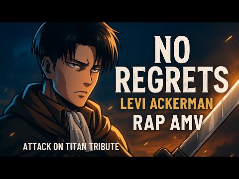 No Regrets ⚔️ | Levi Ackerman Rap AMV | Attack on Titan Tribute (Anime Music Video)