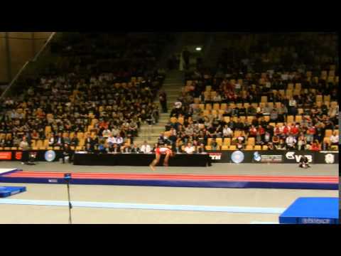 DEN Lasse Soerensen Prelim 2nd Pass 2015 World Champs Tumbling