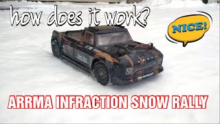 ARRMA INFRACTION 3S BLX RALLY SNOW CROSS