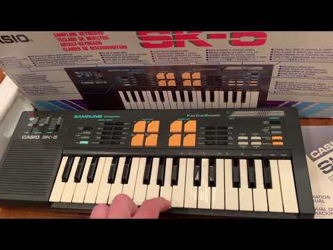 Casio SK-5 32-Key  Sampling Keyboard 1980s - Black image 8