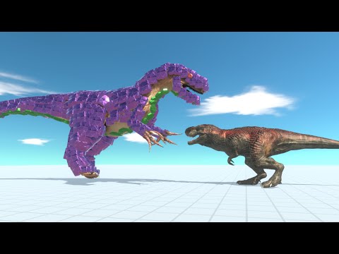 BARNEY TREX vs UNITS - Animal Revolt Battle Simulator