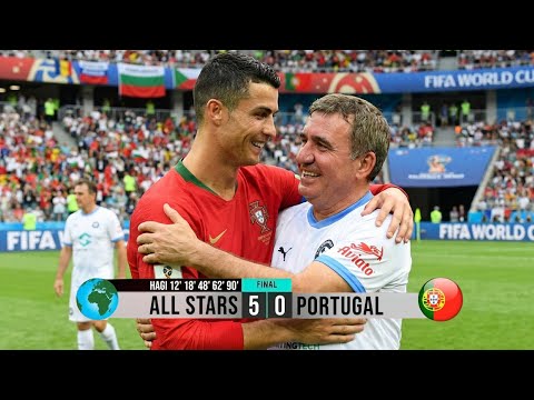 Hagi Is Incredible In 2025! | Amazing Show with Stoichkov, Figo, Kaka & More