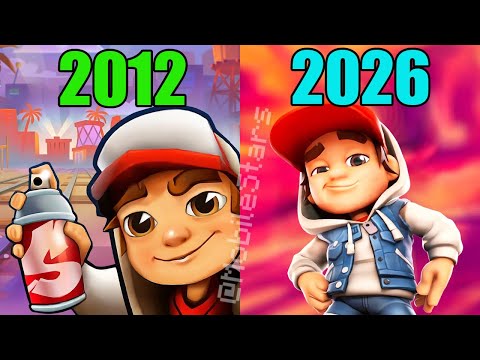 Subway Surfers Evolution 2012–2026 All Versions Compared All Trailers All Animations Best Cartoons