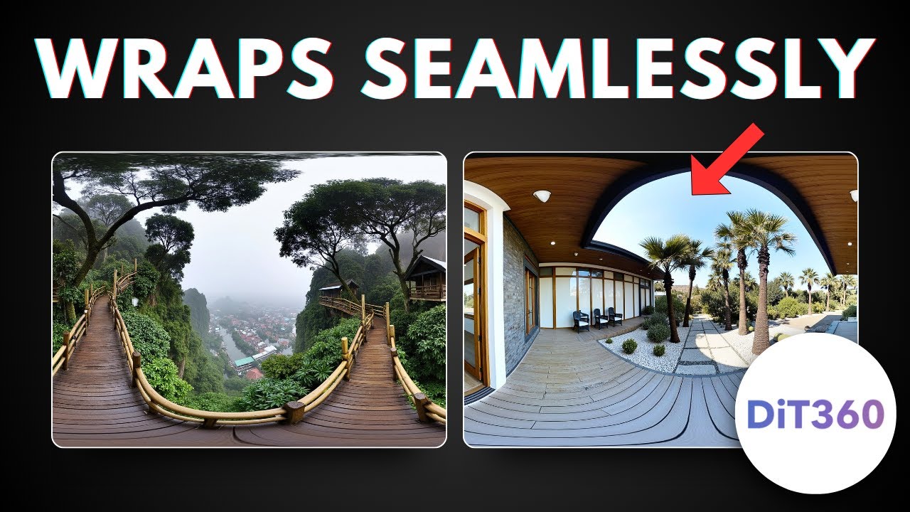 How to Create IMMERSIVE 360-Degree Panoramic Pictures with DiT360 AI