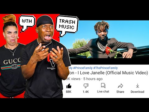REACTING TO DARION - I LOVE YOU JANELLE (OFFICIAL MUSIC VIDEO) **HE NEEDS TO QUIT MAKING MUSIC**