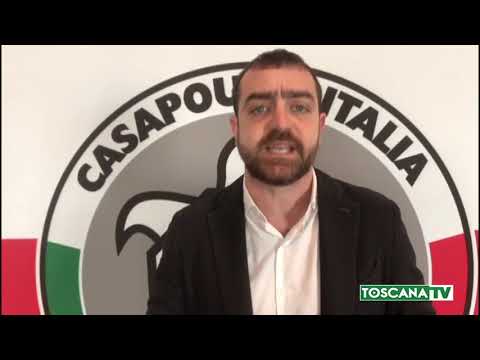 2019-01-26 FIRENZE - SAVERIO DI GIULIO  CANDIDATO A SINDACO PER CASAPOUND