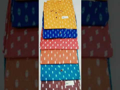 Casual multicolor plain mens short kurta, chinese