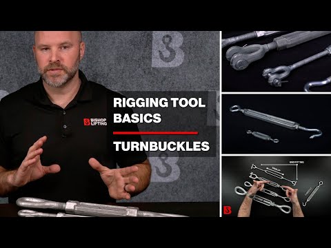 Part of a video titled Understanding Turnbuckles and How They Are Used in Rigging - YouTube