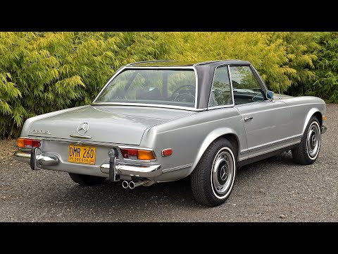 1971 Mercedes 280SL - Driving video