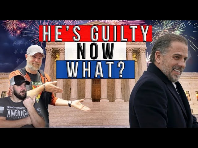BREAKING: Hunter Biden pleads guilty to a FELONY Gun Charge... Think he will spend time in prison..?