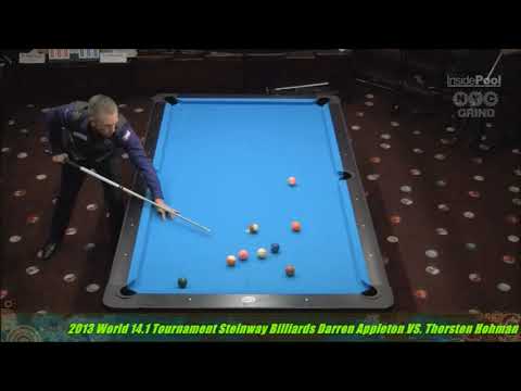 2013 World 14.1 final Darren Appleton-Thorston Hohmann