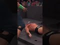 John Cena S Attitude Adjustment Through Announcers Table Destroys Cesaro WWE2K22 Match