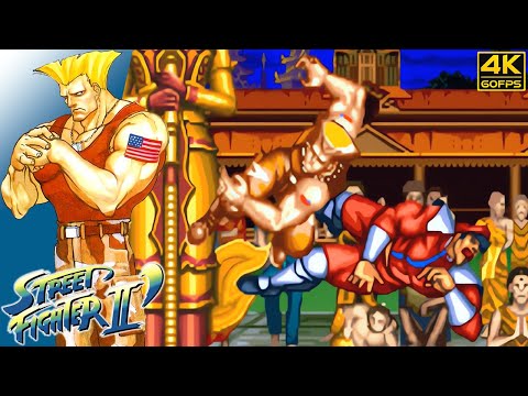 Street Fighter II: Champion Edition - Guile (Arcade / 1992) 4K 60FPS