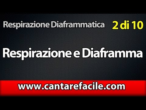 Respirazione e l'importanza del Diaframma nel Canto (2 di 10) - Corso sulla Respirazione