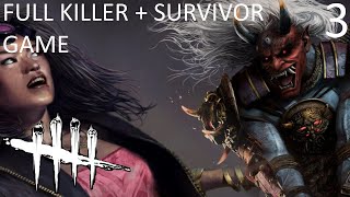 NEW KILLER THE ONI + NEW MAP + MORI | Dead by Daylight Cursed Legacy | Killer + Survivor Game 3